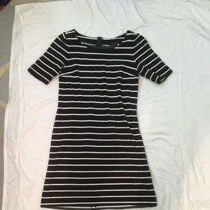 Striped navy Banana Republic dress
